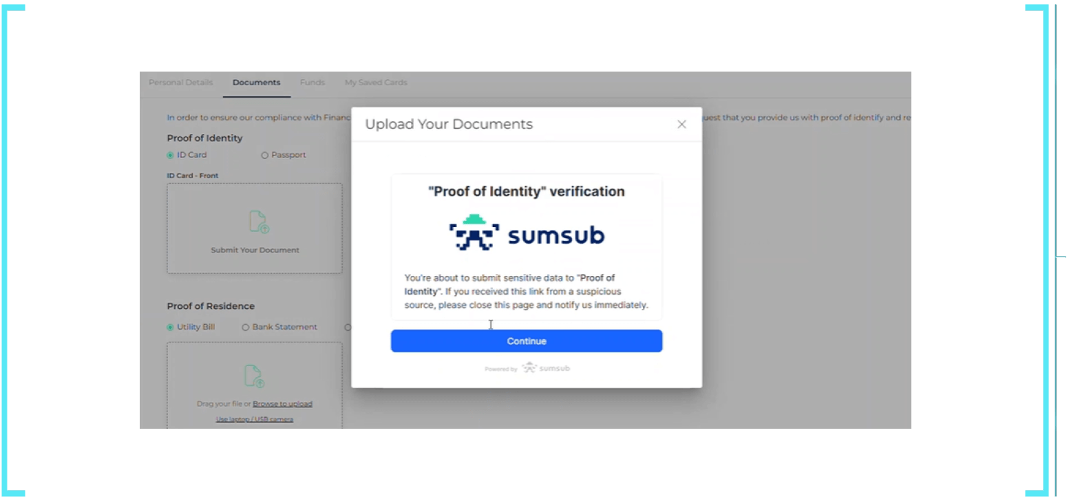 Automaticl KYC Sumsub integration